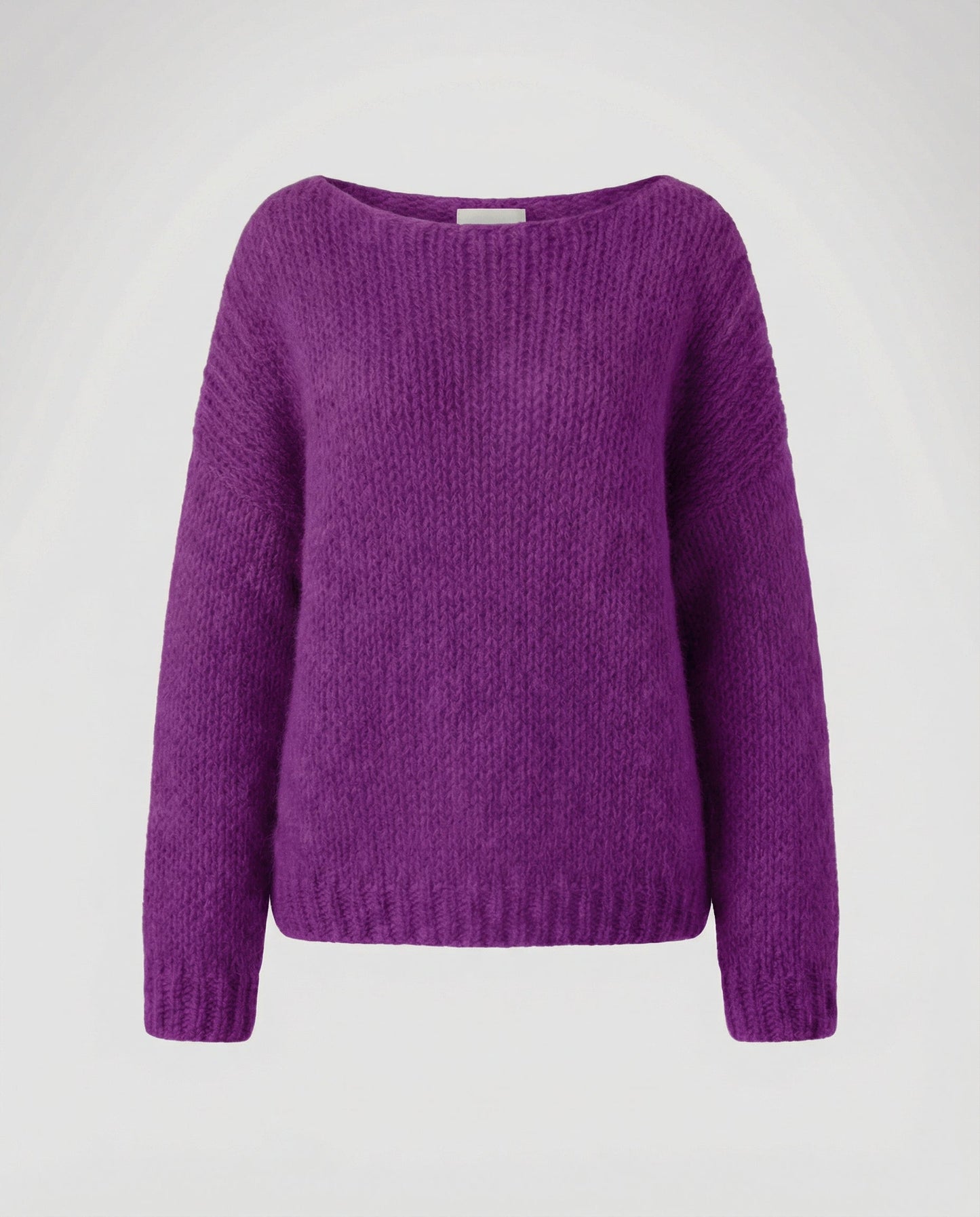 Oversized Damen Pullover U-Ausschnitt Großkaros