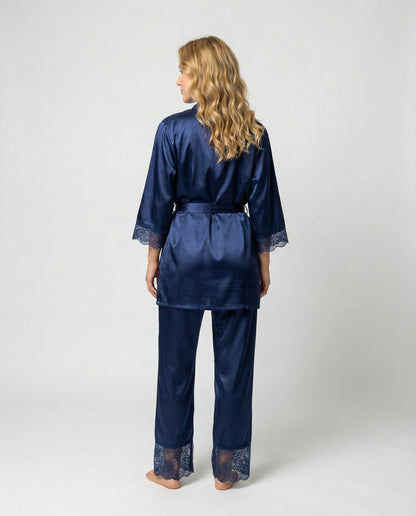 Damen Seidenpyjama Set Qualität