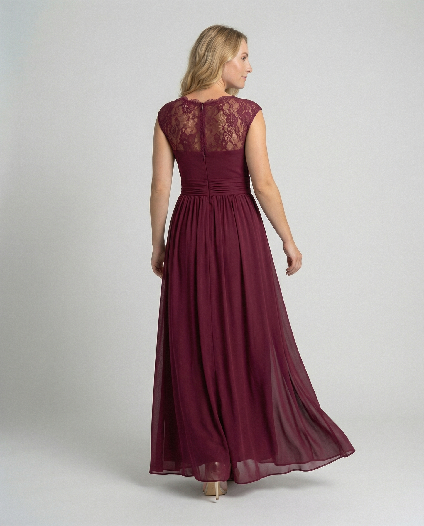 Damen Abendkleid V-Ausschnitt