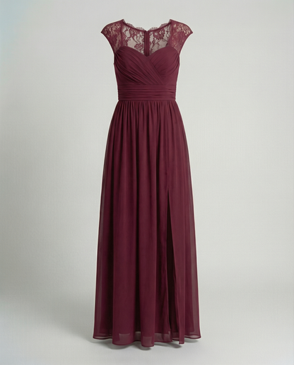 Damen Abendkleid V-Ausschnitt