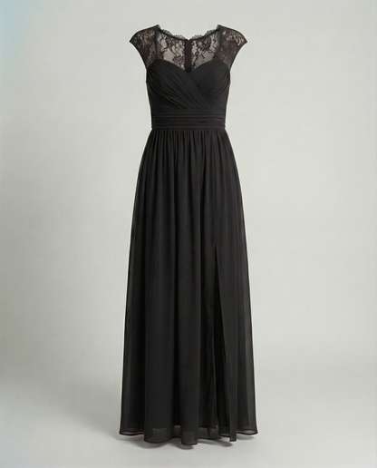 Damen Abendkleid V-Ausschnitt
