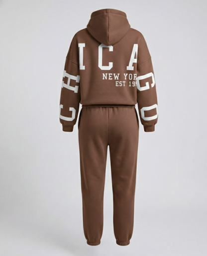 Lässiger Damen Oversize Sweatanzug