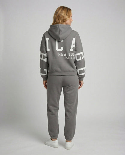 Lässiger Damen Oversize Sweatanzug - Eveloria