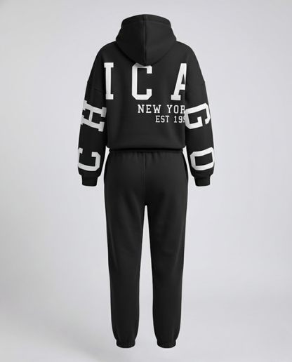 Lässiger Damen Oversize Sweatanzug