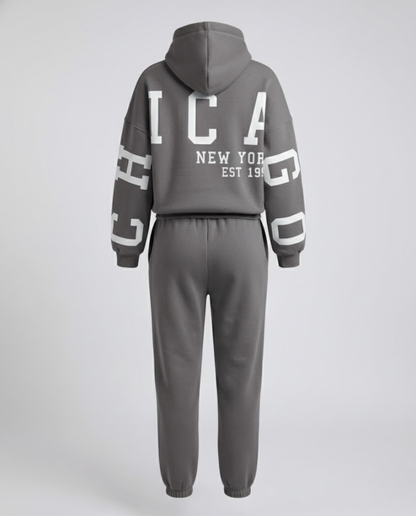 Lässiger Damen Oversize Sweatanzug