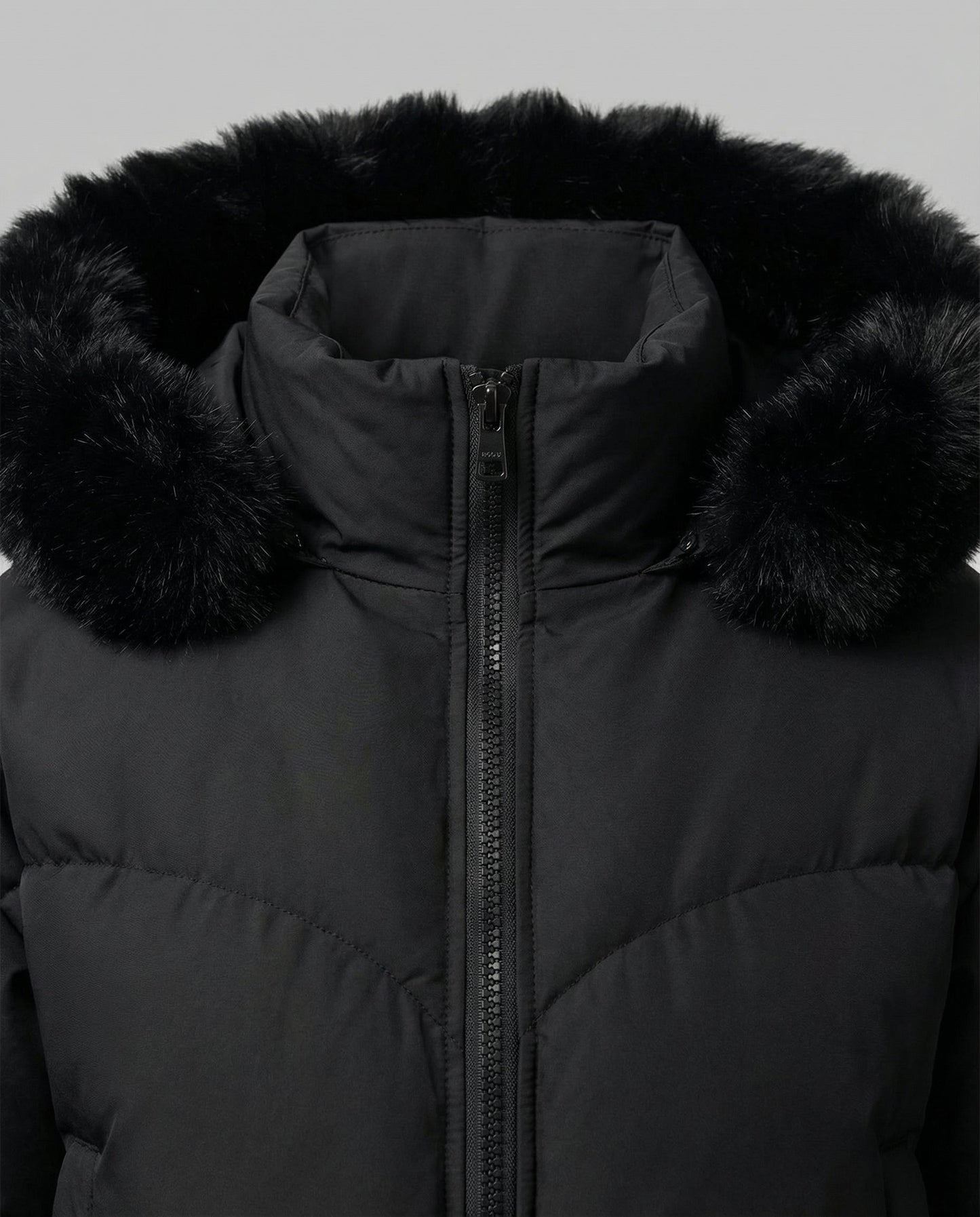 Damen Daunenjacke Cropped Warm