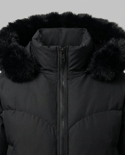 Damen Daunenjacke Cropped Warm