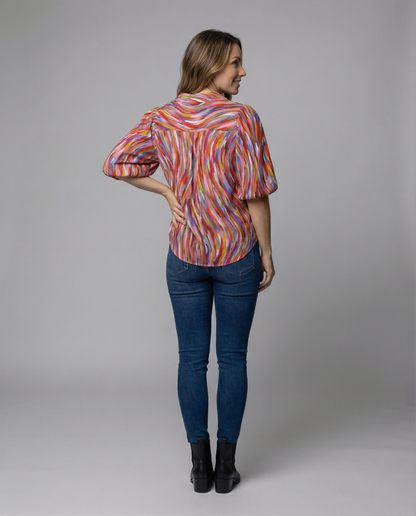 Damen Boho Bluse Elegantes Design