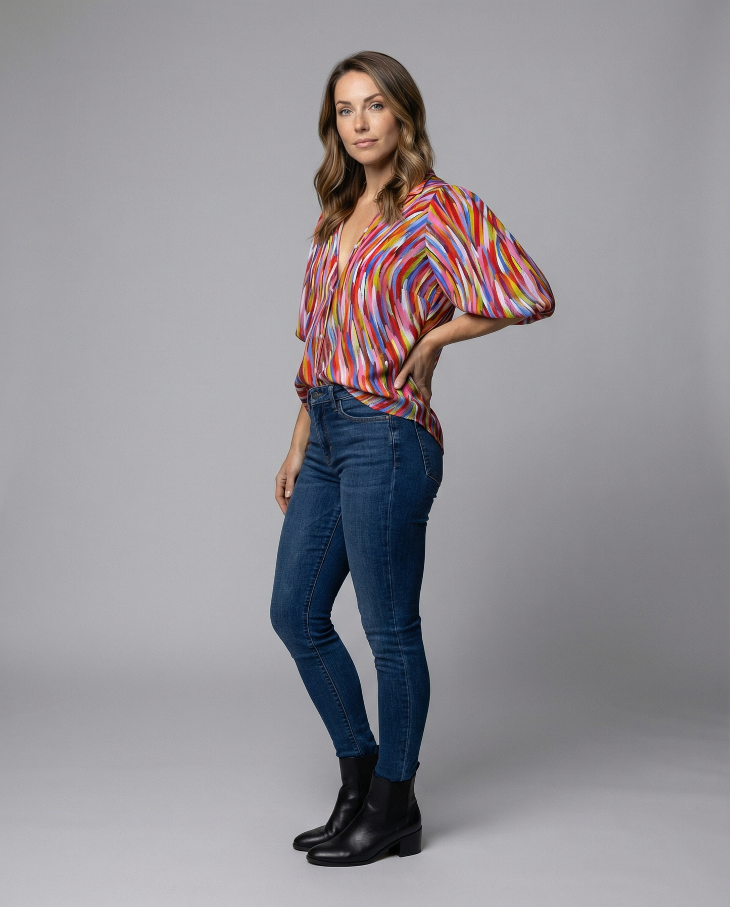 Damen Boho Bluse Elegantes Design