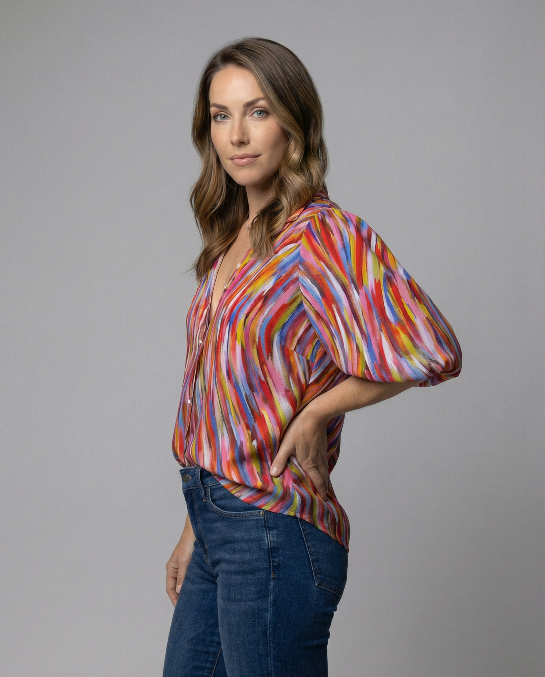 Damen Boho Bluse Elegantes Design - Eveloria