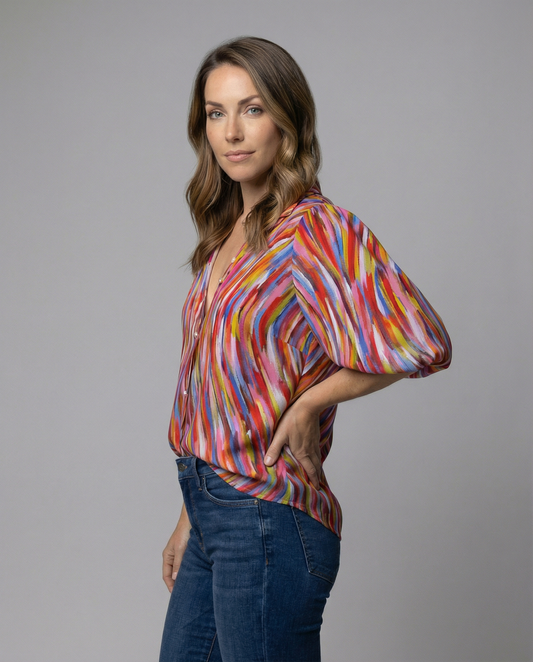Damen Boho Bluse Elegantes Design - Eveloria