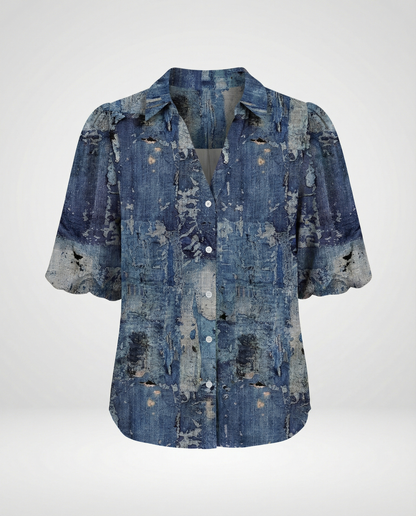 Damen Boho Bluse Elegantes Design