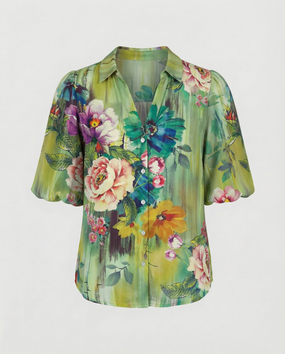 Damen Boho Bluse Elegantes Design