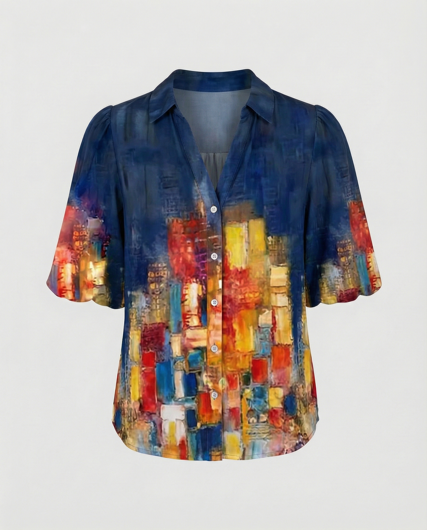 Damen Boho Bluse Elegantes Design