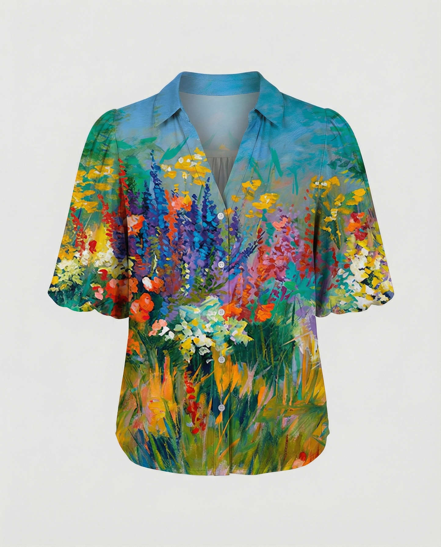 Damen Boho Bluse Elegantes Design