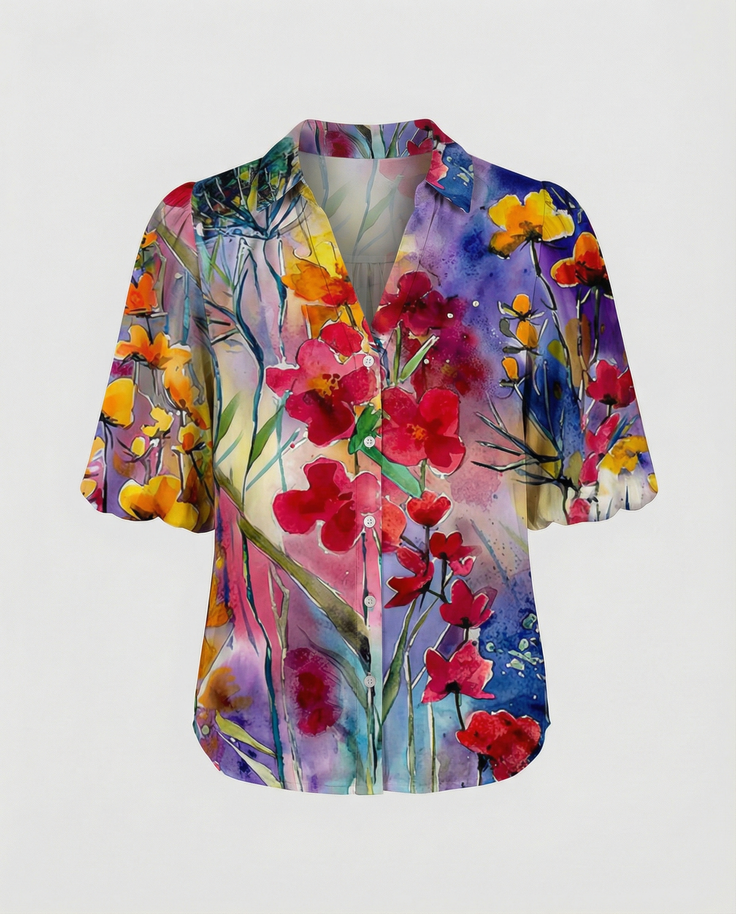 Damen Boho Bluse Elegantes Design
