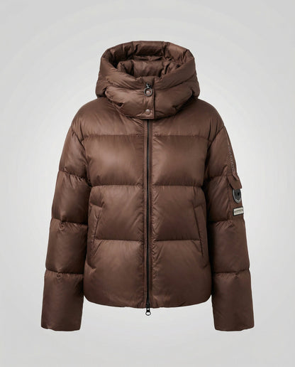 Damen Federdaunenjacke Wärmeisolierend