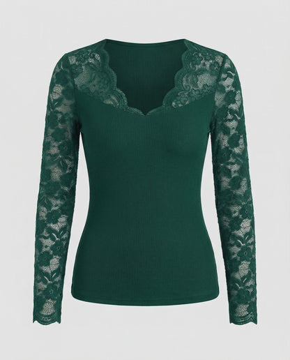 Damen Spitzen-Bodysuit Elegantes Dessous
