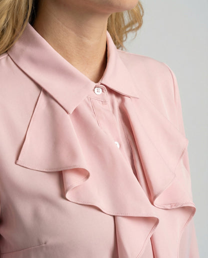 Damen Bluse mit Rüschen Eleganz