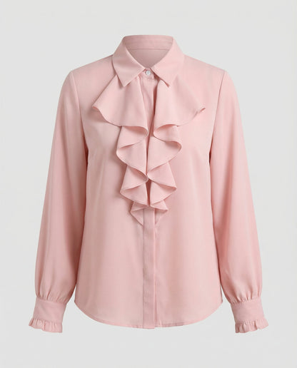 Damen Bluse mit Rüschen Eleganz