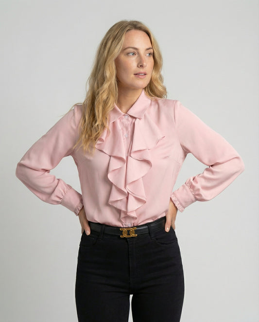 Damen Bluse mit Rüschen Eleganz - Eveloria