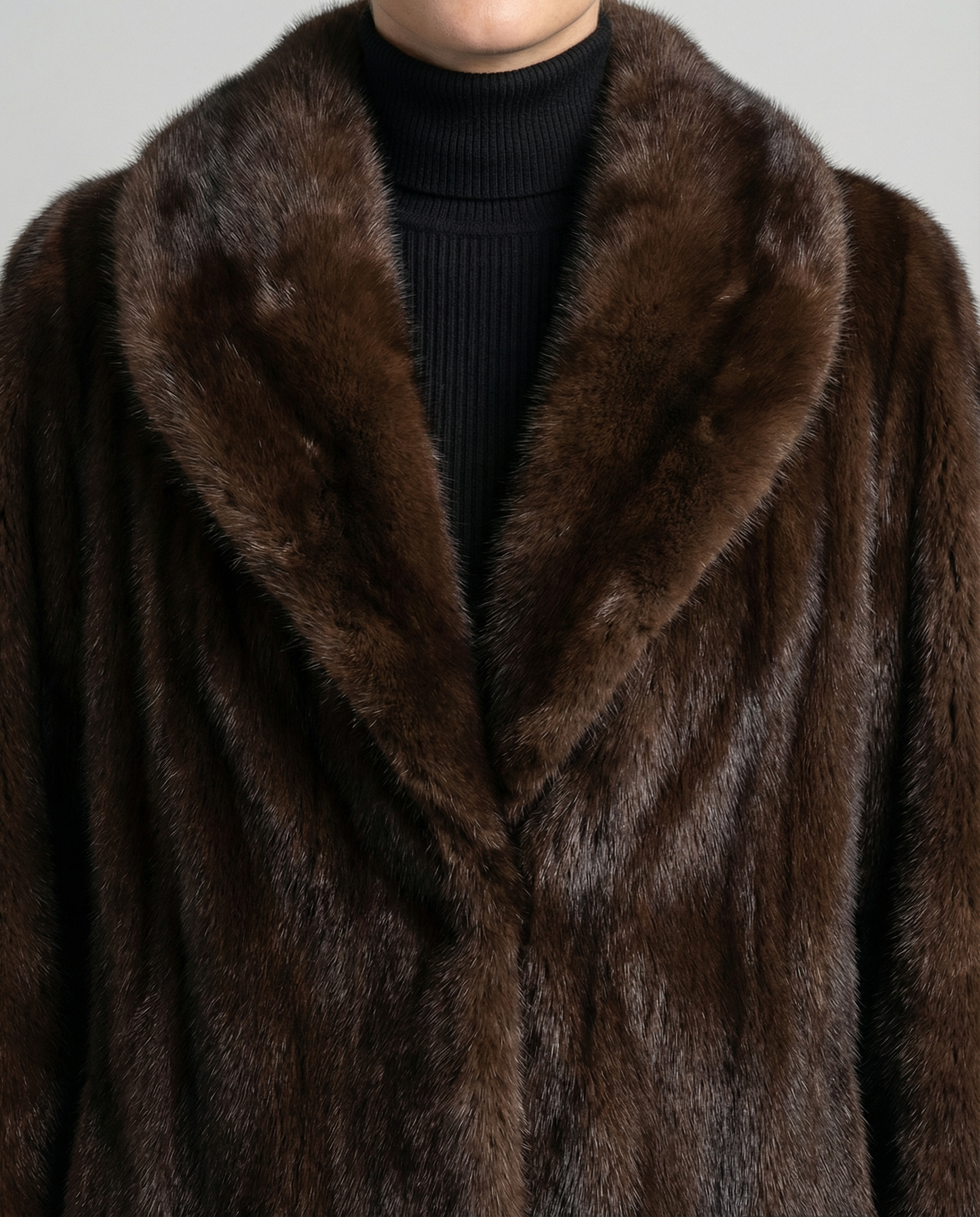 Damen Kunstpelzmantel Elegantes Winterdesign