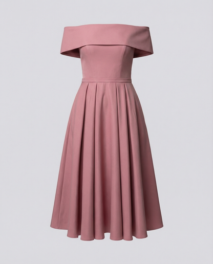 Eveloria Damen Trägerloses Satin-Kleid Partys
