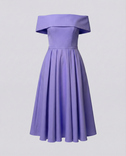 Eveloria Damen Trägerloses Satin-Kleid Partys