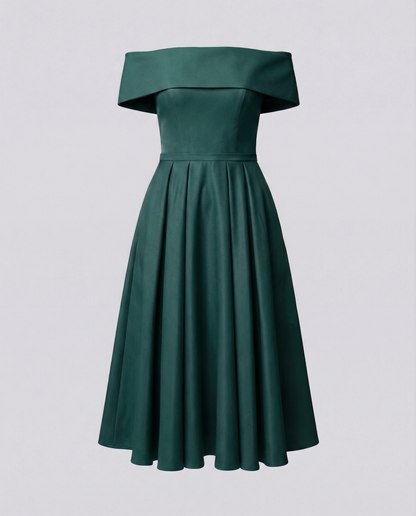 Eveloria Damen Trägerloses Satin-Kleid Partys