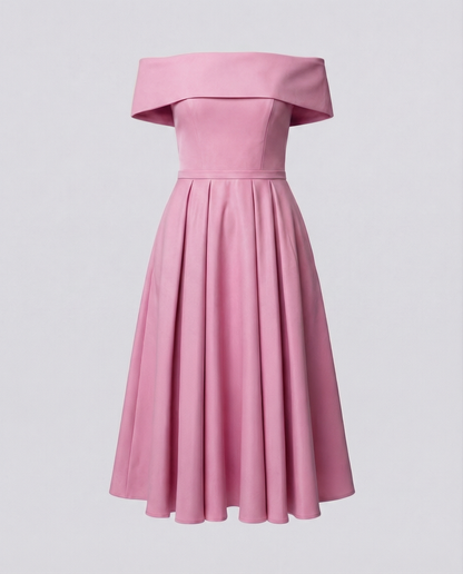 Eveloria Damen Trägerloses Satin-Kleid Partys