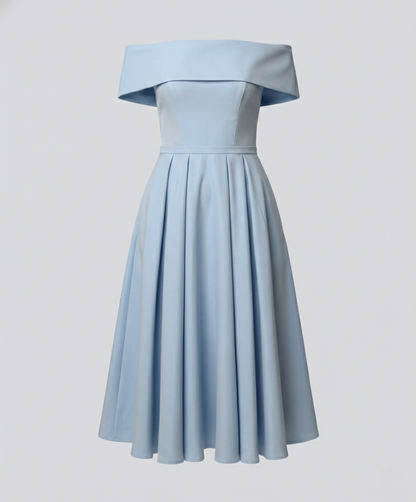Eveloria Damen Trägerloses Satin-Kleid Partys