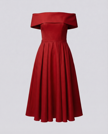 Eveloria Damen Trägerloses Satin-Kleid Partys