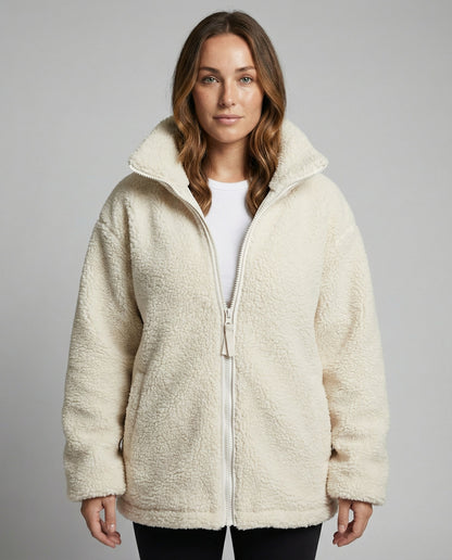Herren Oversized Fleecejacke Warm wird zu: Herren Fleecejacke - Eveloria