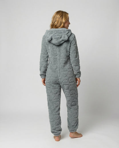 Gemütlicher Damen Fleece-Overall