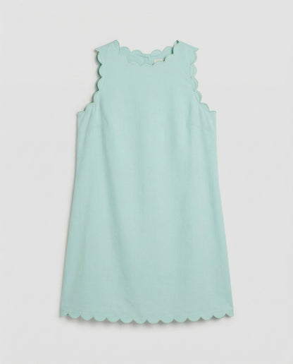 Damen Sommerkleid Leicht Baumwolle Pastellfarben