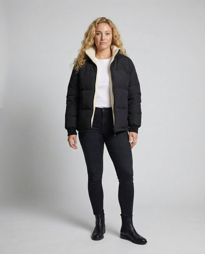 Damen Steppjacke Gefüttert Winter