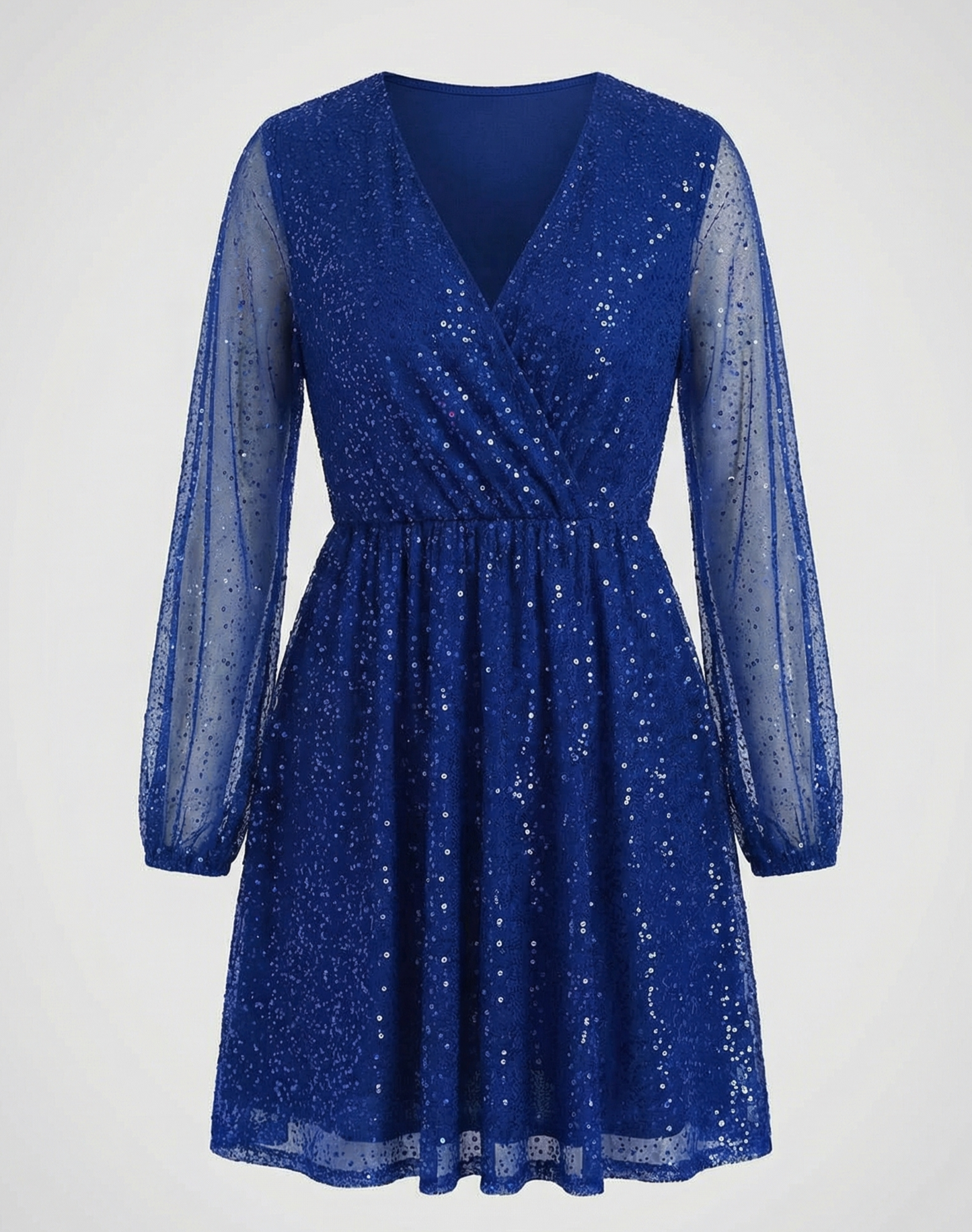 Damen Cocktailkleid Schimmernd