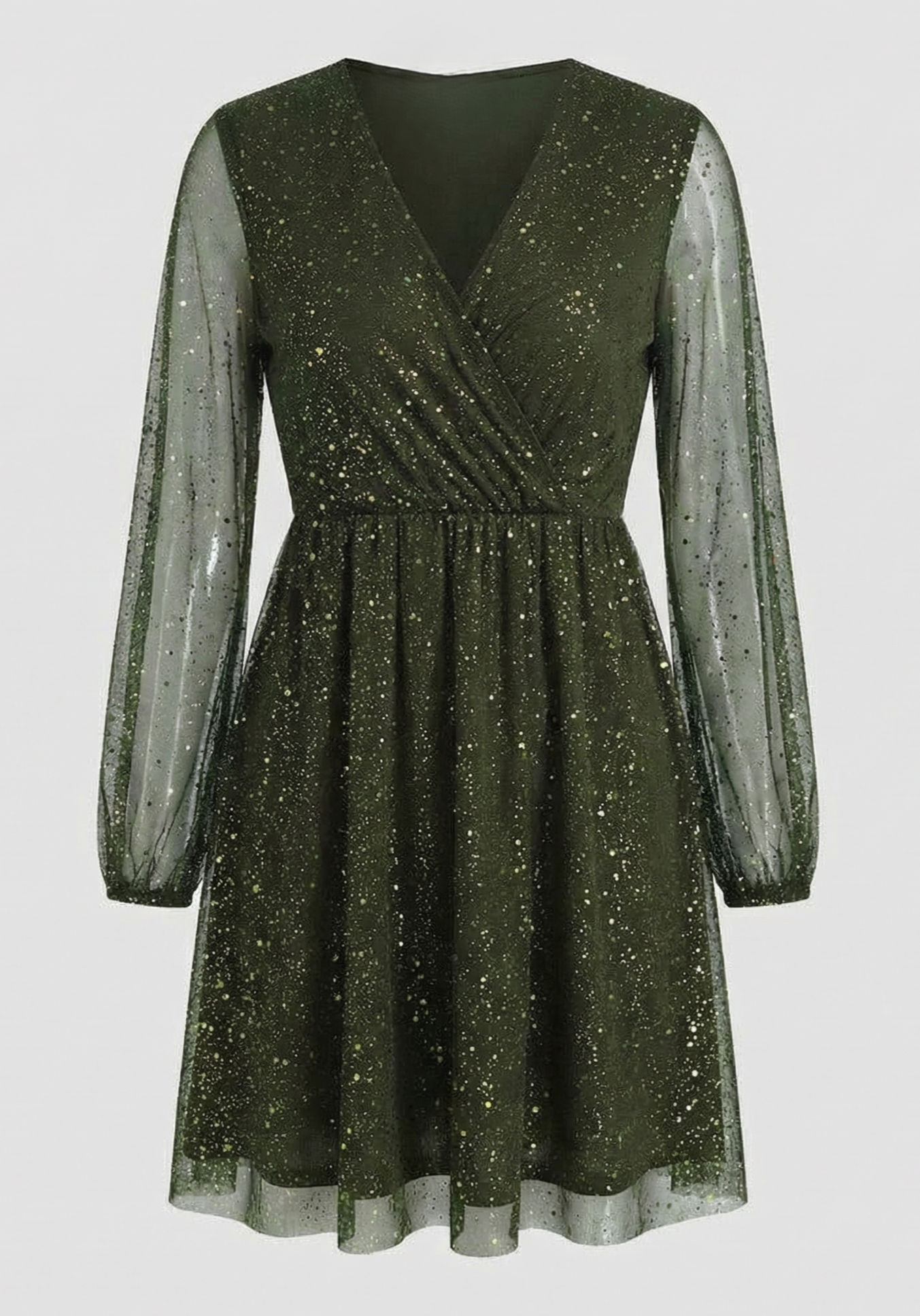 Damen Cocktailkleid Schimmernd