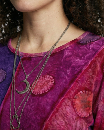 Bunte Damen Tunika aus Baumwolle Vintage Look