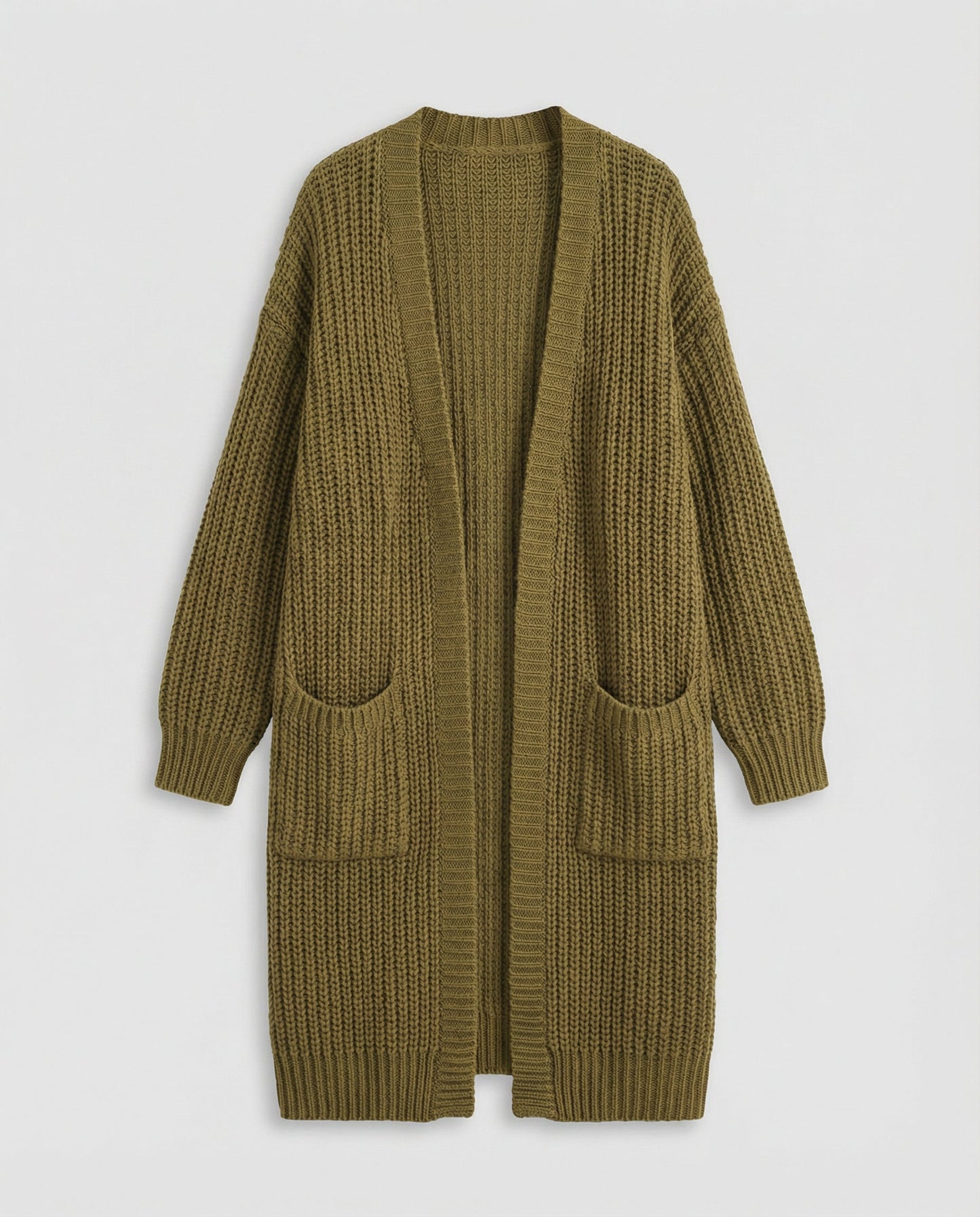 Damen Oversized Strickmantel