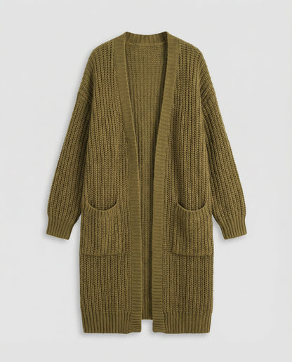 Damen Oversized Strickmantel