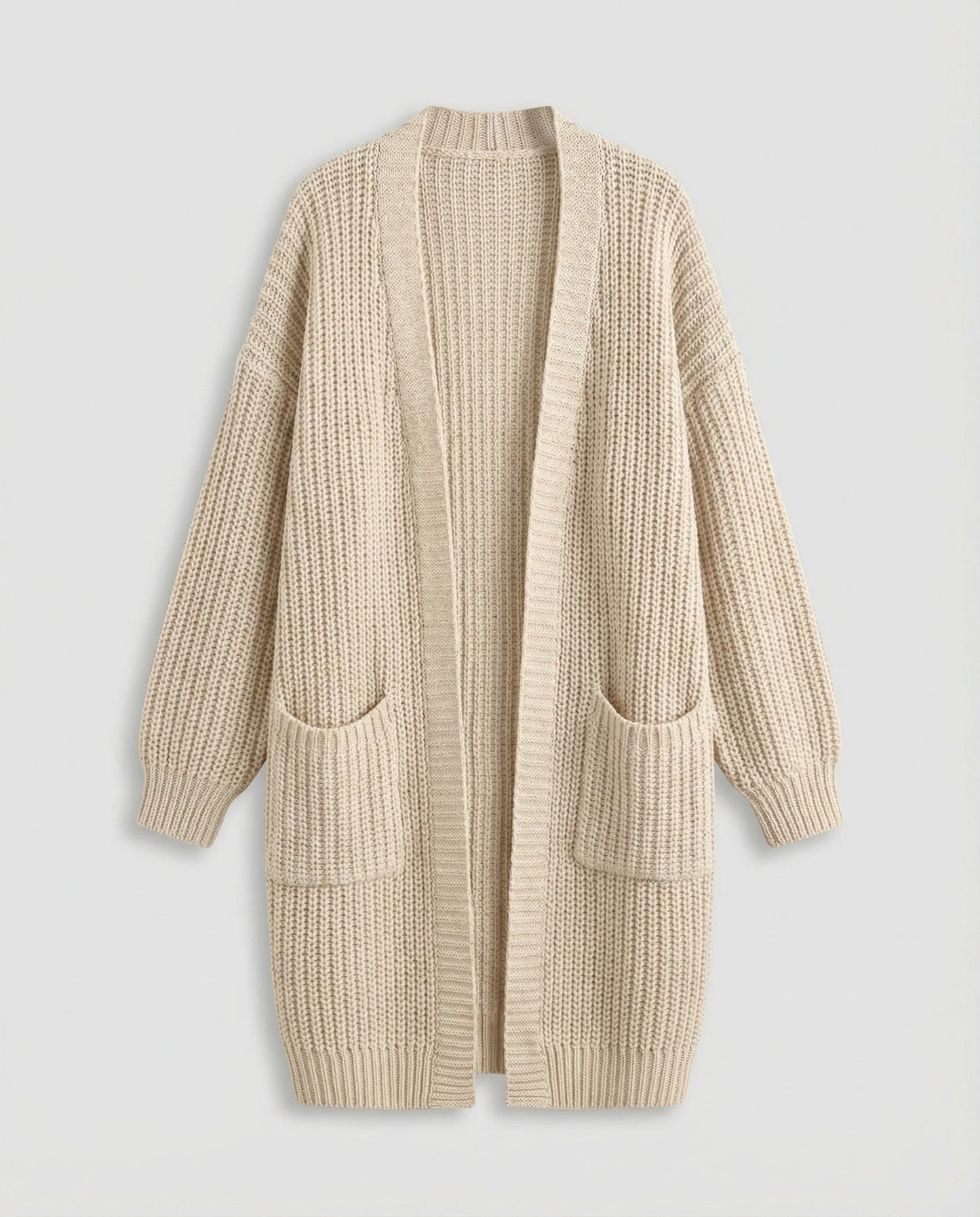 Damen Oversized Strickmantel