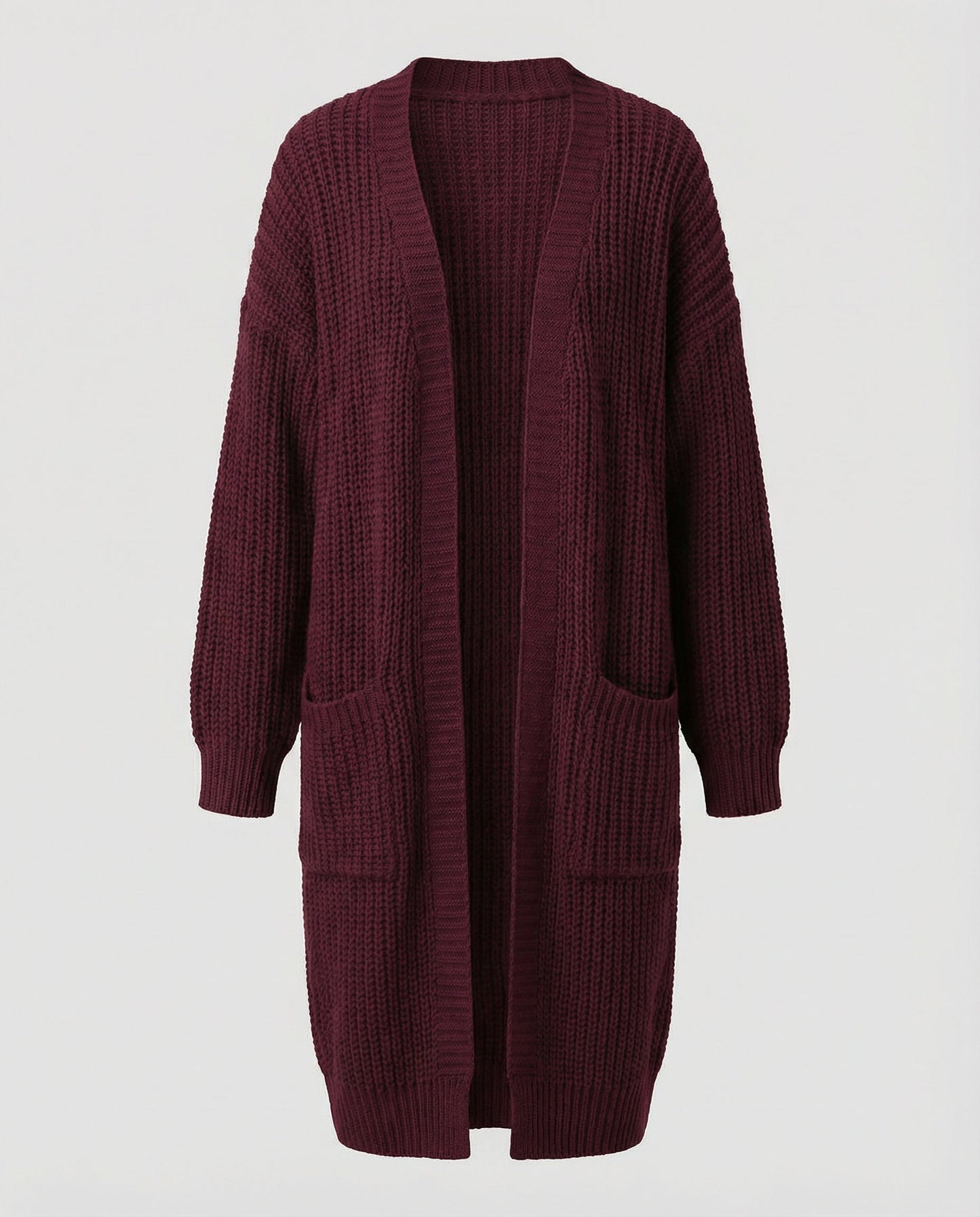 Damen Oversized Strickmantel