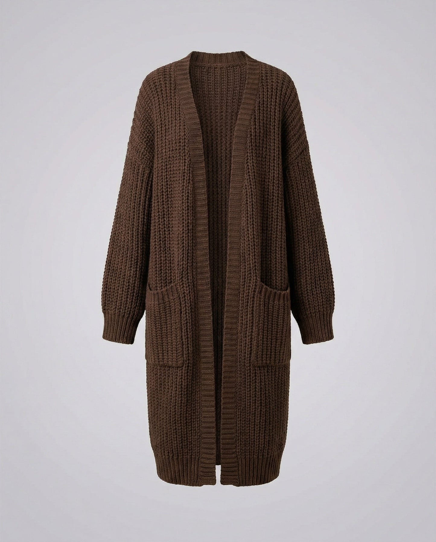 Damen Oversized Strickmantel
