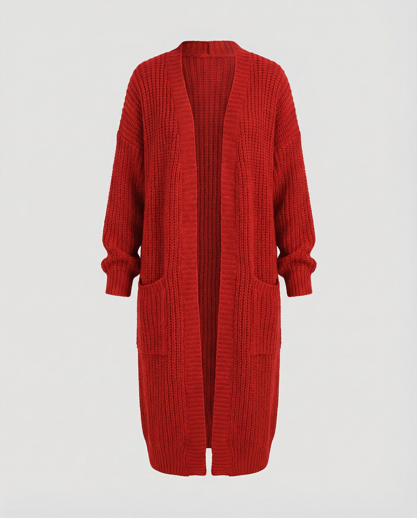 Damen Oversized Strickmantel
