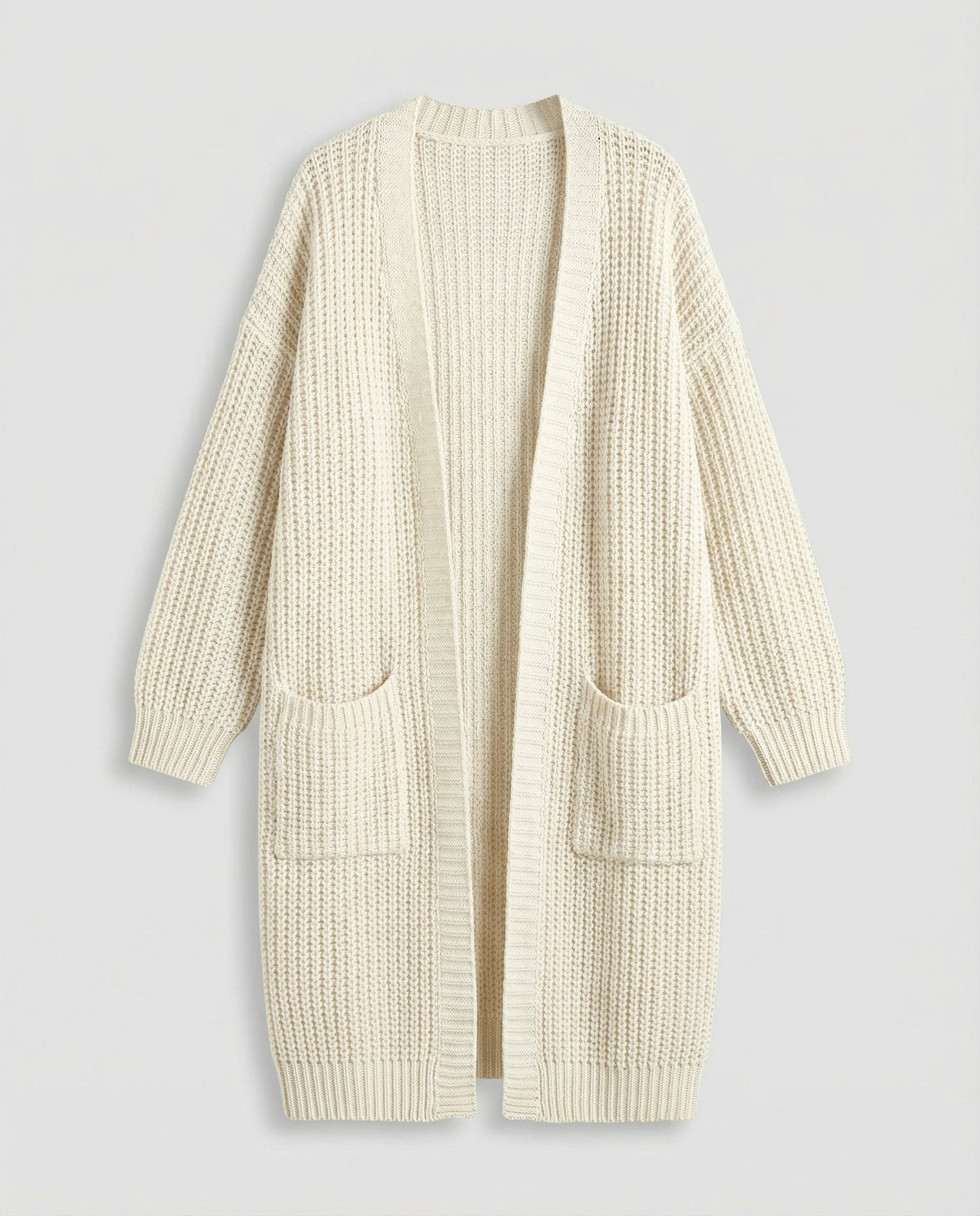 Damen Oversized Strickmantel
