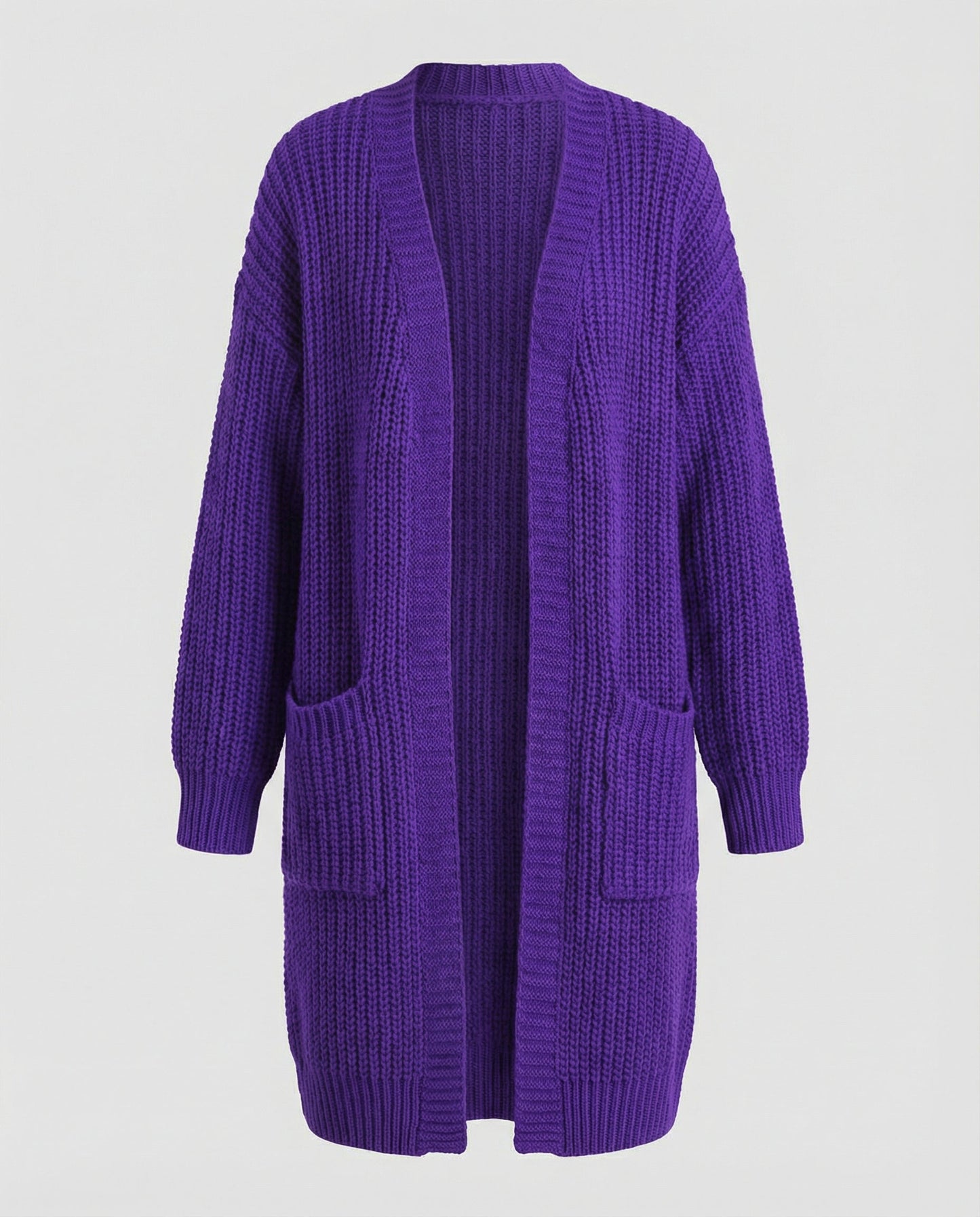 Damen Oversized Strickmantel