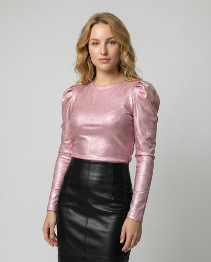 Damen Oberteil Glitzer - Eveloria