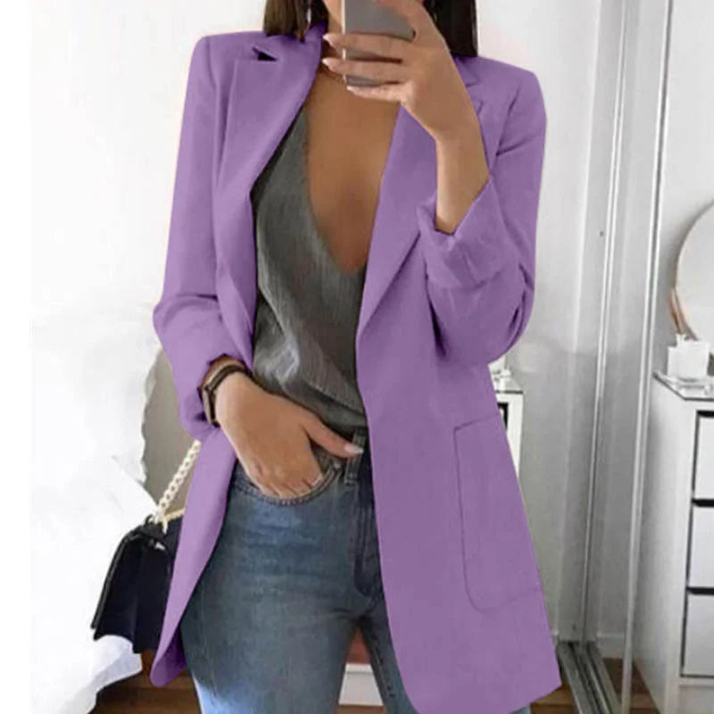 Eveloria Damen Streetwear Blazer Stilvoll