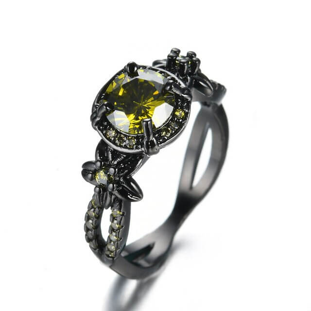 Damen Ring Zirkonia Edelsteine Silber